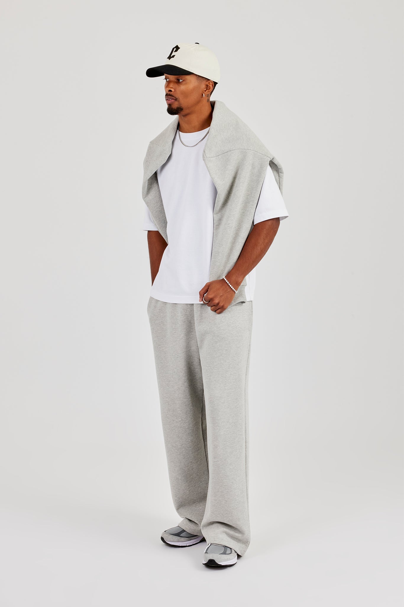 Baggy Fit Jogger - Grey Marl